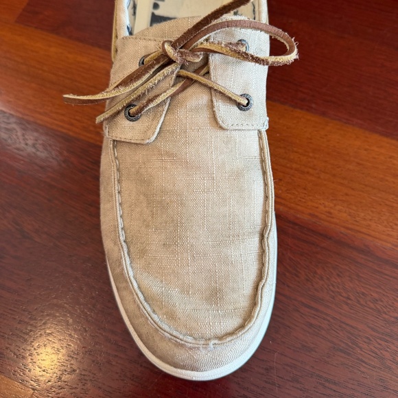 L.L. Bean Men's Unwashed Canvas Boat shoes, sneakers, Size 11 - Picture 8 of 11